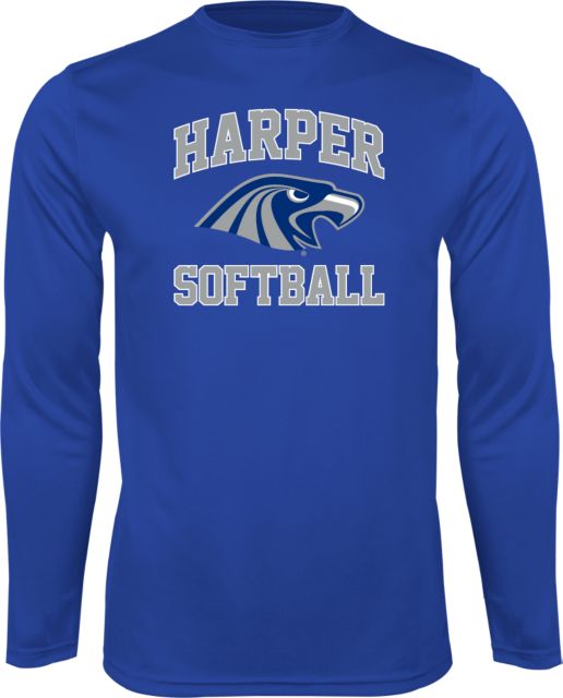 Harper College Performance Longsleeve Shirt Softball - ONLINE ONLY