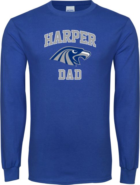 Harper College Long Sleeve T Shirt Dad - ONLINE ONLY