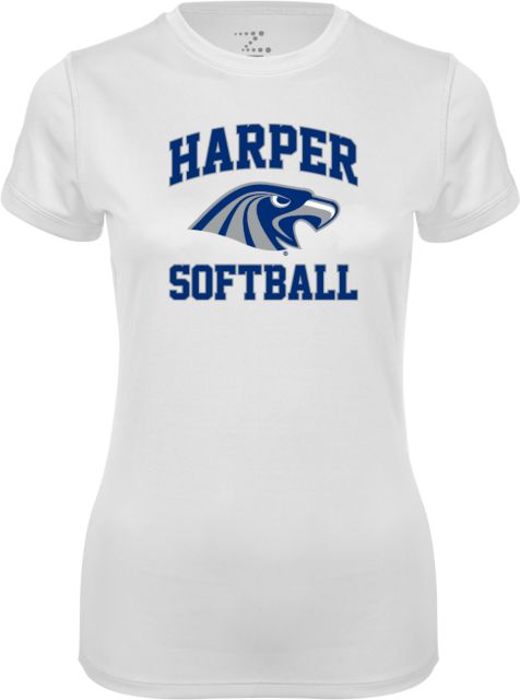 Harper College Ladies Syntrel Performance Tee Softball - ONLINE ONLY