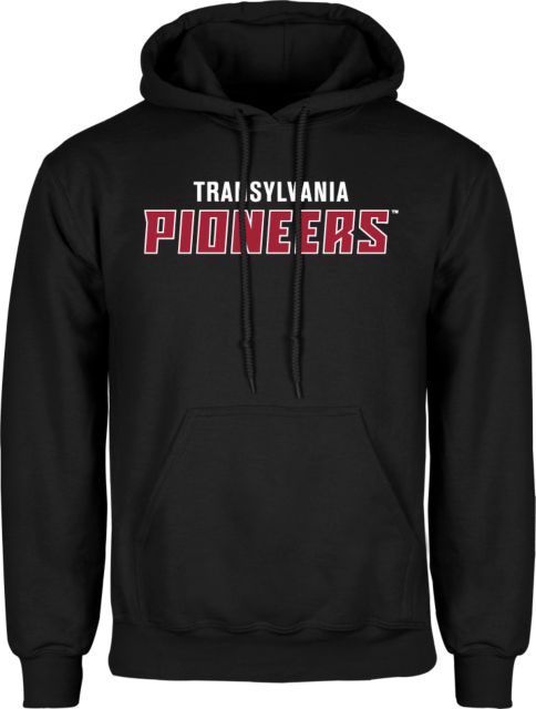 Transylvania Fleece Hoodie Transylvania Pioneers Wordmark - ONLINE ONLY