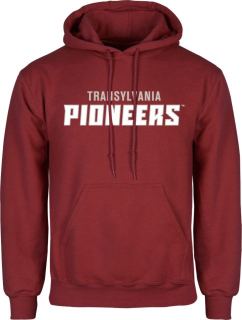 Transylvania Fleece Hoodie Transylvania Pioneers Wordmark - ONLINE ONLY