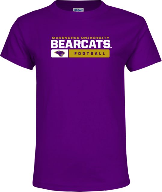 McKendree Youth T Shirt Bearcats Football Bar - ONLINE ONLY