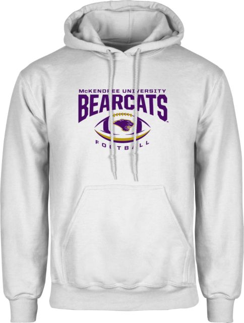 McKendree Fleece Hoodie Bearcats Football Arched Over Ball - ONLINE ONLY