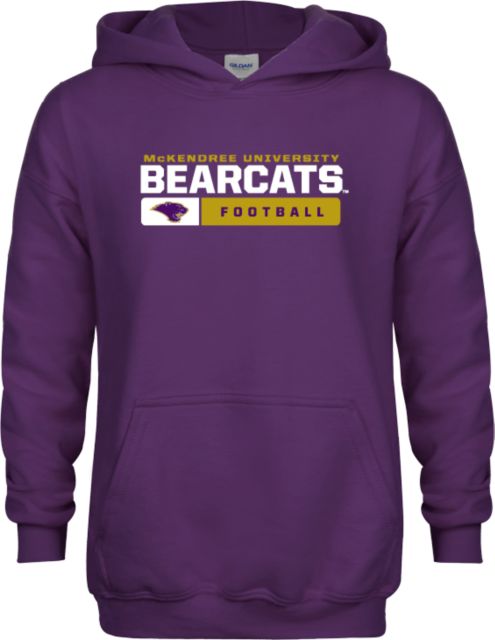 McKendree Youth Fleece Hoodie Bearcats Football Bar - ONLINE ONLY