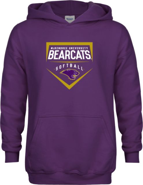 McKendree Youth Fleece Hoodie Bearcats Softball Plate - ONLINE ONLY