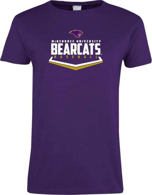 McKendree Ladies T Shirt Bearcats Baseball Plate - ONLINE ONLY
