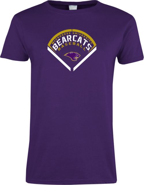 McKendree Ladies T Shirt Bearcats Baseball Stencil Diamond - ONLINE ONLY