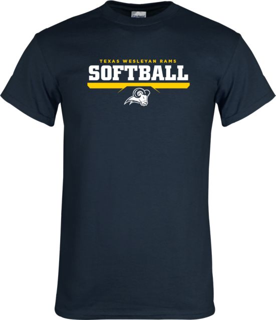 Texas Wesleyan T Shirt Softball Design - ONLINE ONLY