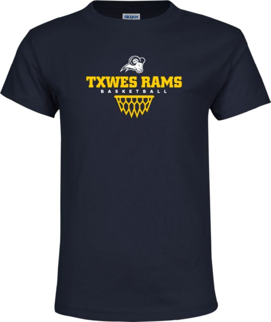 Texas Wesleyan Youth T Shirt Basketball Design - ONLINE ONLY