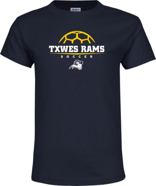 Texas Wesleyan Youth T Shirt Soccer Design - ONLINE ONLY