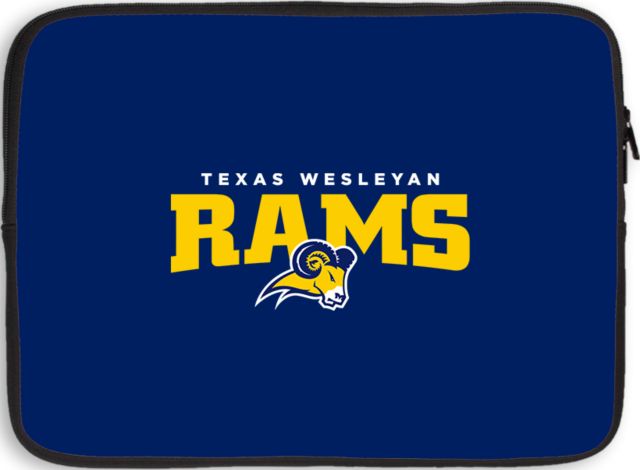 Texas Wesleyan 13 inch Neoprene Laptop Sleeve Primary Mark - ONLINE ONLY