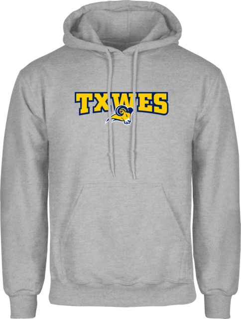 Texas Wesleyan Fleece Hoodie Secondary Mark - ONLINE ONLY