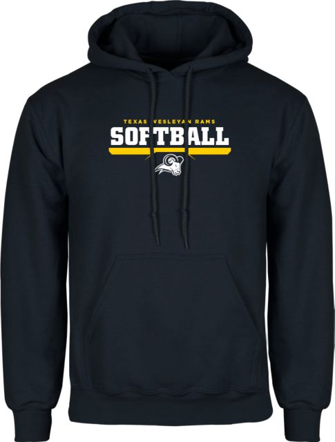 Texas Wesleyan Fleece Hoodie Softball Design ONLINE ONLY Texas