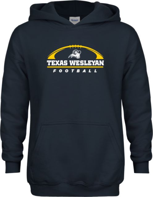 Texas Wesleyan Youth Fleece Hoodie Football Design - ONLINE ONLY