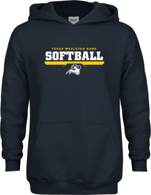 Texas Wesleyan Youth Fleece Hoodie Softball Design - ONLINE ONLY