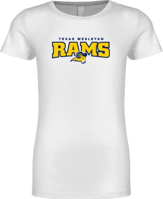 Texas Wesleyan Youth Girls Fashion Fit T Shirt Primary Mark - ONLINE ONLY