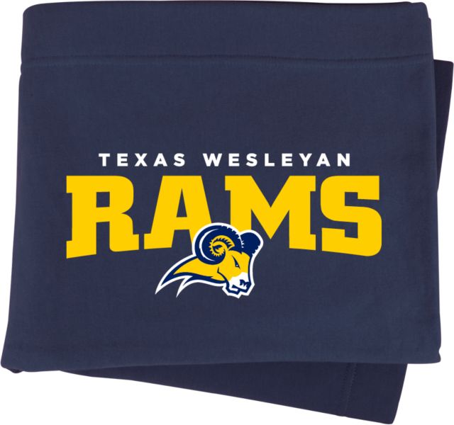 Texas Wesleyan Sweatshirt Blanket Primary Mark - ONLINE ONLY