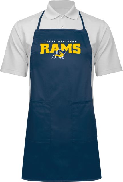 Texas Wesleyan Full Length Apron Primary Mark - ONLINE ONLY