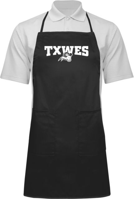 Texas Wesleyan Full Length Apron Secondary Mark - ONLINE ONLY