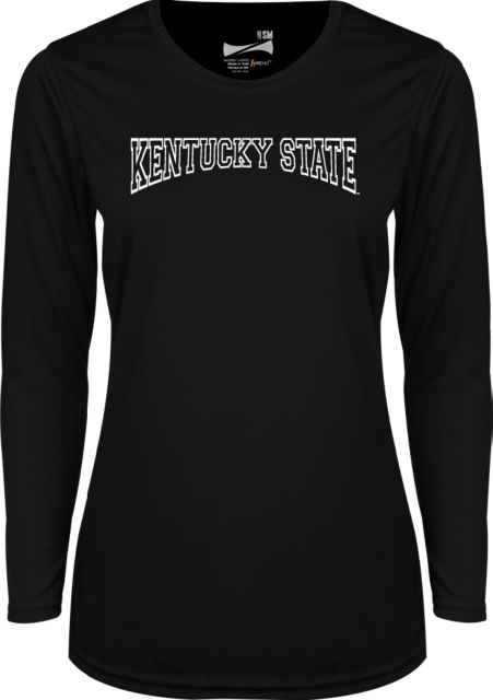 Kentucky State Womens Performance Long Sleeve Shirt Kentucky State Arched - ONLINE ONLY