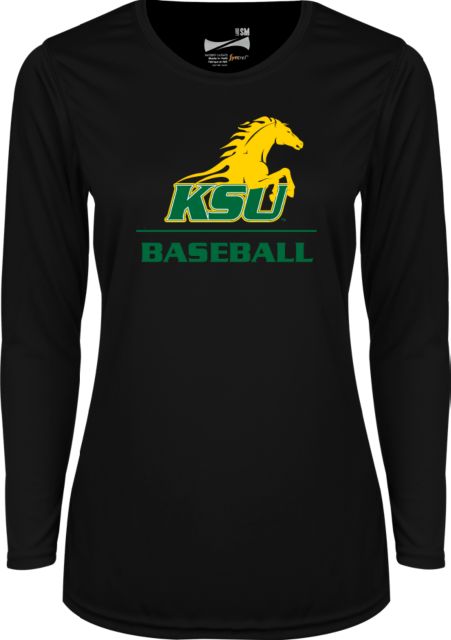 Kentucky State Womens Performance Long Sleeve Shirt KSU Baseball - ONLINE ONLY