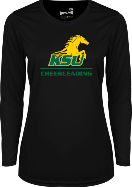 Kentucky State Womens Performance Long Sleeve Shirt KSU Cheerleading - ONLINE ONLY