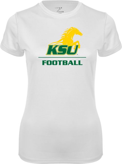 Kentucky State Womens Performance Short Sleeve Tee KSU Football - ONLINE ONLY