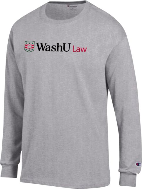 Washington Univ St Louis Champion Long Sleeve T Shirt Law - WashU - ONLINE ONLY
