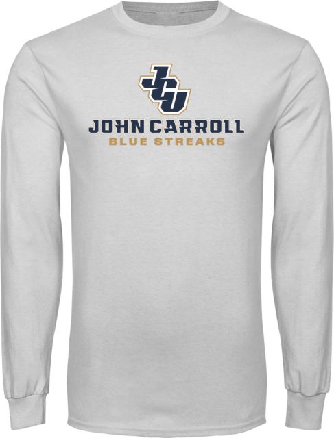 John Carroll Long Sleeve T Shirt JCU Stacked - ONLINE ONLY