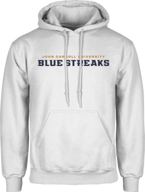John Carroll Fleece Hoodie Wordmark - ONLINE ONLY