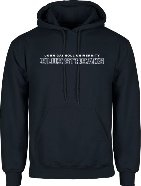 John Carroll Fleece Hoodie Wordmark - ONLINE ONLY