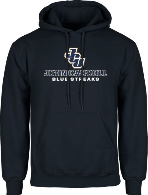 John Carroll Fleece Hoodie JCU Stacked - ONLINE ONLY