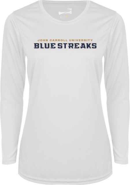 John Carroll Ladies Syntrel Performance Longsleeve Shirt Wordmark - ONLINE ONLY