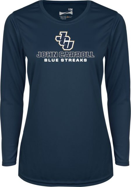 John Carroll Ladies Syntrel Performance Longsleeve Shirt JCU Stacked - ONLINE ONLY