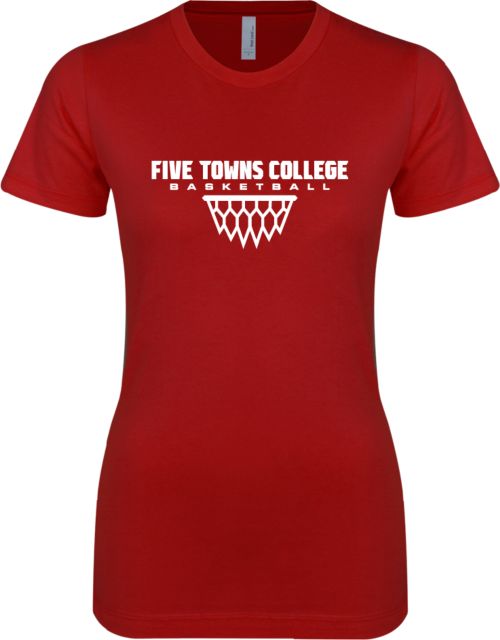 Five Towns Next Level Ladies SoftStyle Junior Fitted Tee Basketball - ONLINE ONLY