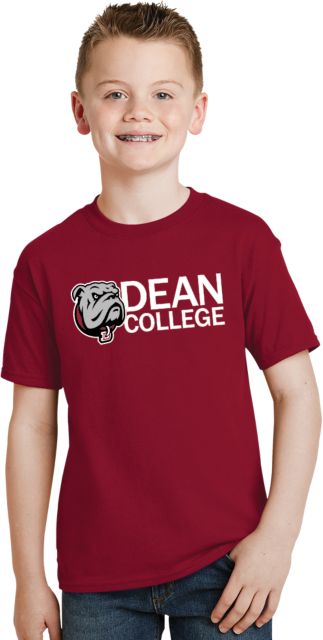 Dean College Youth T Shirt Dean College w/ Bulldog Head - ONLINE ONLY