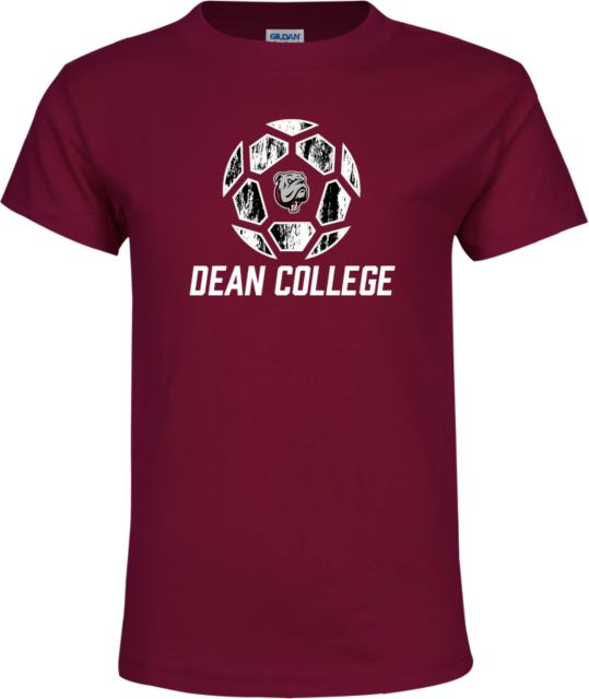 Dean College Youth T Shirt Distressed Soccer Design - ONLINE ONLY