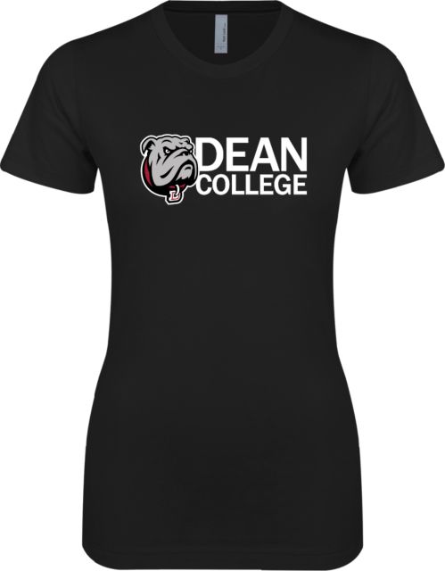 Dean College Next Level Womens Boyfriend Tee Dean College w/ Bulldog Head - ONLINE ONLY