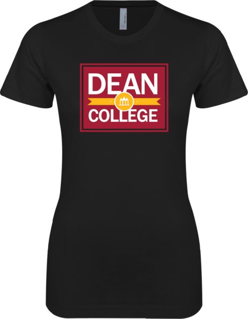 Dean College Next Level Womens Boyfriend Tee Patch Logo - ONLINE ONLY