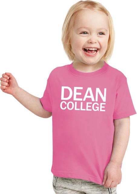 Dean College Toddler Fuchsia T Shirt Primary Mark - ONLINE ONLY