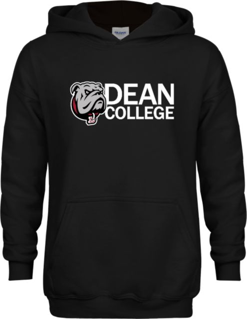 Dean College Youth Fleece Hoodie Dean College w/ Bulldog Head - ONLINE ONLY