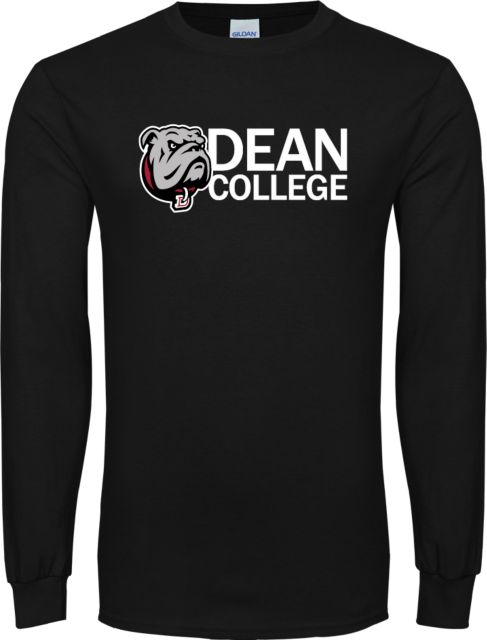 Dean College Long Sleeve T Shirt Dean College w/ Bulldog Head - ONLINE ONLY