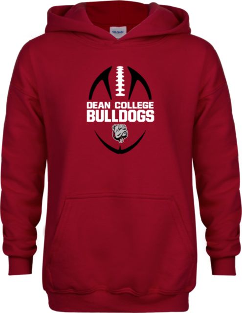 Dean College Youth Fleece Hoodie Football Ball Design - ONLINE ONLY