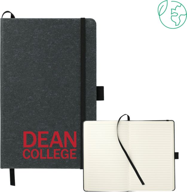 Dean College 5.5 x 8.5 FSC Mix Recycled Leather Bound Journal Primary Mark - ONLINE ONLY