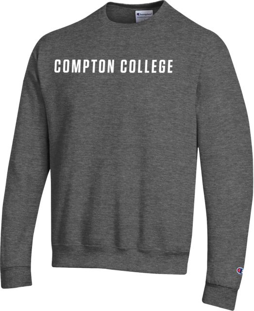 Compton Champion Granite Fleece Crew Compton College Flat - ONLINE ONLY