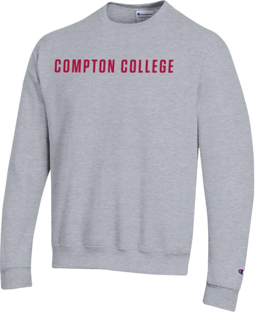 Compton Champion Fleece Crew Compton College Flat - ONLINE ONLY