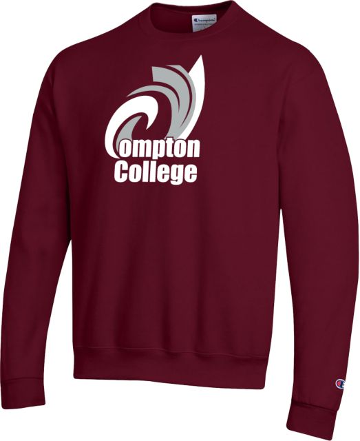 Compton Champion Fleece Crew Compton College - ONLINE ONLY