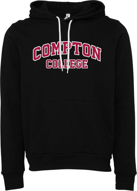 Compton Bella + Canvas Fleece Hood Arched Compton College - ONLINE ONLY