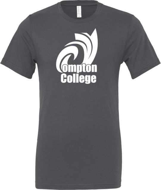Compton Bella + Canvas Asphalt Jersey Cotton T Shirt Compton College - ONLINE ONLY