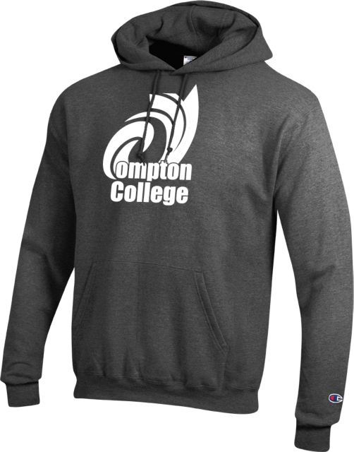 Compton Champion Granite Fleece Hoodie Compton College - ONLINE ONLY